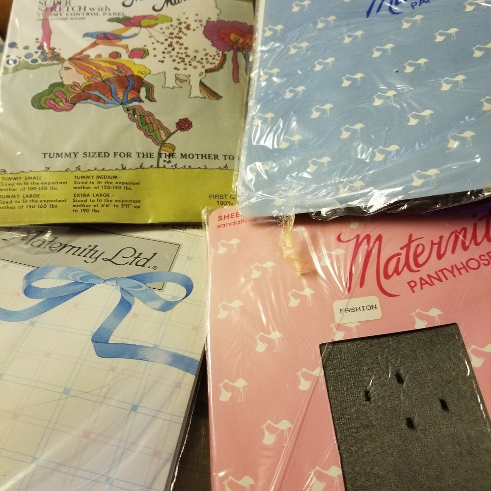 12 pair maternity pantyhose